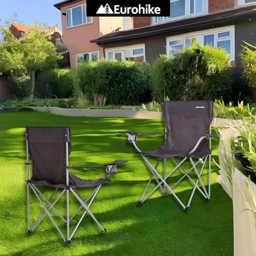 Folding Chair with Drinks Holder & Arm Rests