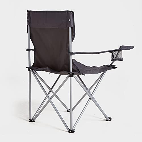Folding Chair with Drinks Holder & Arm Rests