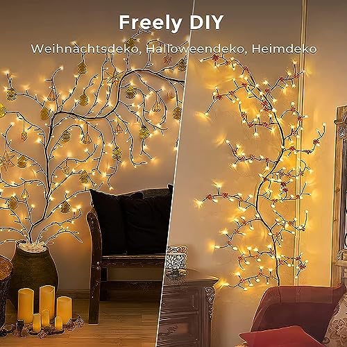 Twig String Lights for Bedroom